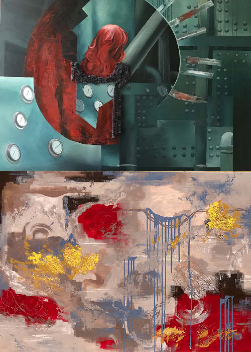 Catherine Roberts abstract landscape painter from Wellington