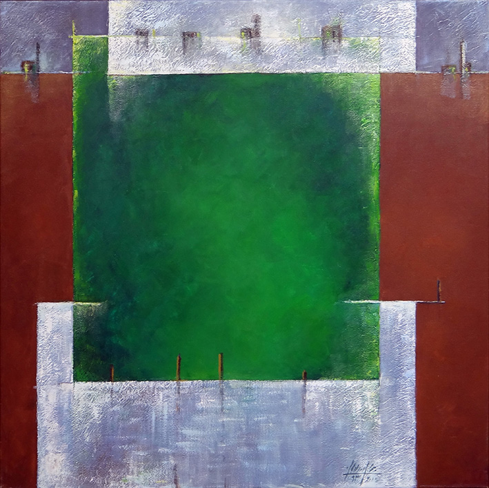 Catherine Roberts abstract landscape painter from Wellington