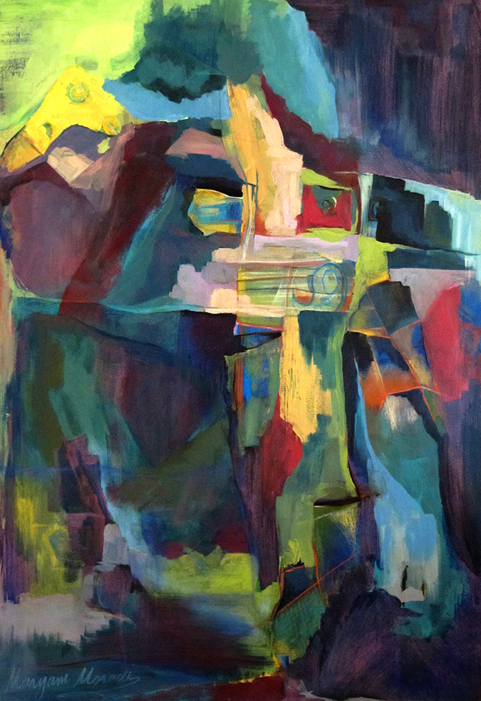 Catherine Roberts abstract landscape painter from Wellington